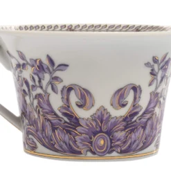 Versace X Rosenthal Le Grand Divertissement Cup & Saucer Set For Unisex -Versace Official Website luxury unisex versace used dining p341438 003