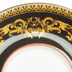 Versace X Rosenthal Medusa Porcelain Saucers Set Of 6 For Unisex -Versace Official Website luxury unisex versace used dining p618918 002