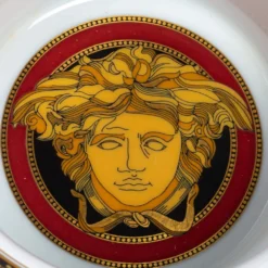 Versace X Rosenthal Medusa Porcelain Tea Cups Set Of 5 For Unisex -Versace Official Website luxury unisex versace used dining p618923 003