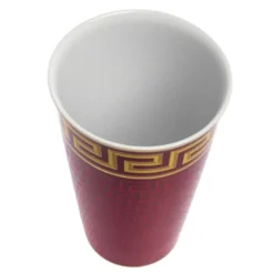 Versace X Rosenthal Méandre Porcelain Vase For Unisex -Versace Official Website luxury unisex versace used home decor and accessories p399428 1615259680 005