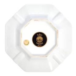 Rosenthal Meets Versace Medusa Gorgona Porcelain Ashtray For Unisex -Versace Official Website luxury unisex versace used home decor and accessories p456882 010