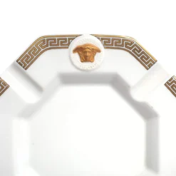 Rosenthal Meets Versace Medusa Gorgona Porcelain Ashtray For Unisex -Versace Official Website luxury unisex versace used home decor and accessories p456882 011