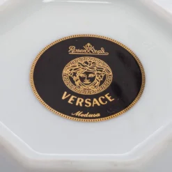 Versace X Rosenthal Medusa Porcelain Octagonal Ashtray 13.5 Cm For Unisex -Versace Official Website luxury unisex versace used home decor and accessories p618915 004