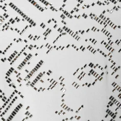 Versace White Crystal Medussa Head Embellished Knit T-Shirt L For Women -Versace Official Website luxury women versace collection used clothes p606882 004