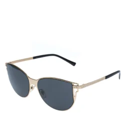 Versace Gold/Black MOD 2211 Sunglasses For Women -Versace Official Website luxury women versace new accessories p303344 003