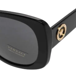 Versace Medusa Black Medusa Icon Squared Sunglasses For Women -Versace Official Website luxury women versace new accessories p358291 005
