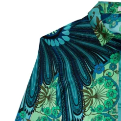 Versace Multicolor Printed Silk Shirt L For Women -Versace Official Website luxury women versace new clothes p14917 005