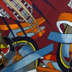 Versace Collection Multicolor Print Jersey Faux Wrap Top S For Women -Versace Official Website luxury women versace new clothes p260707 006