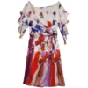 Versace Silk Printed Dress L For Women