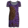 Versace Leopard Print Tunic Top S For Women