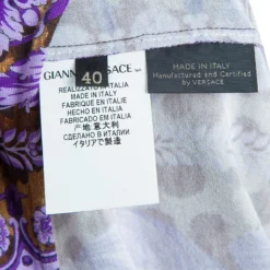 Versace Leopard Print Tunic Top S For Women -Versace Official Website luxury women versace new clothes p54201 0010