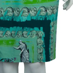 Versace Collection Multicolor Print Sleeveless Dress M For Women -Versace Official Website luxury women versace new clothes p57664 006