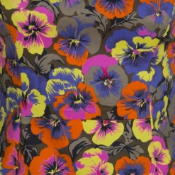 Versace Multicolor Floral Print Sleeveless Dress S For Women -Versace Official Website luxury women versace new clothes p66835 0008