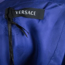 Versace Multicolor Floral Print Sleeveless Dress M For Women -Versace Official Website luxury women versace new clothes p66836 009