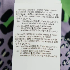 Versace Purple Leopard Print Crepe Crop Top S For Women -Versace Official Website luxury women versace new clothes p690299 005