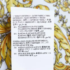 Versace Gold Barocco & Leopard Print Coated Knit Leggings S For Women -Versace Official Website luxury women versace new clothes p690607 003