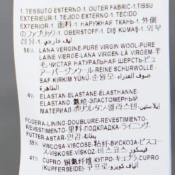 Versace Black Stretch Wool Tailored Trousers M For Women -Versace Official Website luxury women versace new clothes p690616 004