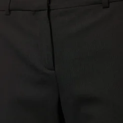 Versace Black Stretch Wool Tailored Trousers L For Women -Versace Official Website luxury women versace new clothes p690633 001