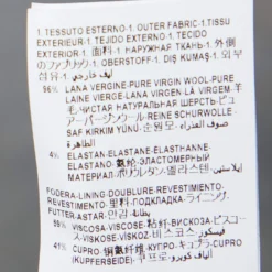 Versace Black Stretch Wool Tailored Trousers L For Women -Versace Official Website luxury women versace new clothes p690633 002