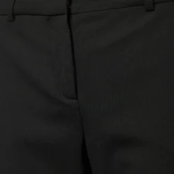 Versace Black Stretch Wool Tailored Trousers S For Women -Versace Official Website luxury women versace new clothes p690636 002