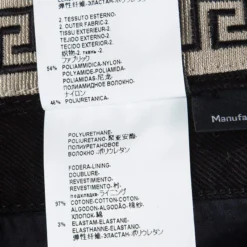 Versace Black Denim Contrast Panel Detail Straight Fit Jeans L For Women -Versace Official Website luxury women versace new clothes p85744 0007