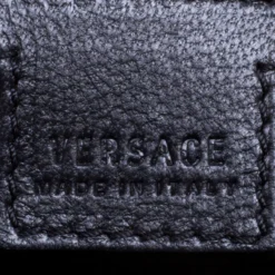 Versace Black/Pink Quilted Barocco Leather Top Handle Bag For Women -Versace Official Website luxury women versace new handbags p113510 008