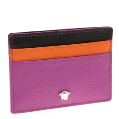 Versace Multicolor Leather Card Case For Women -Versace Official Website luxury women versace new handbags p180564 004