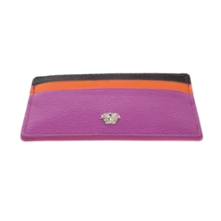 Versace Multicolor Leather Card Case For Women -Versace Official Website luxury women versace new handbags p180564 009