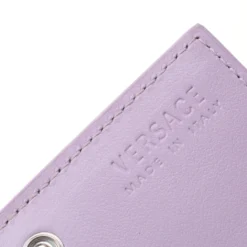 Versace Black Leather Card Case Wallet For Women -Versace Official Website luxury women versace new handbags p180570 002