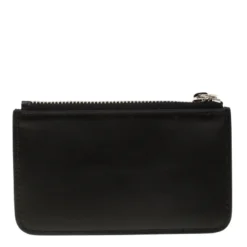 Versace Black Leather Coin Purse For Women -Versace Official Website luxury women versace new handbags p180571 006
