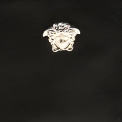 Versace Black Leather Coin Purse For Women -Versace Official Website luxury women versace new handbags p180571 008