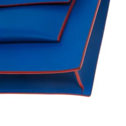 Versace Blue Leather Wristlet Clutch For Women -Versace Official Website luxury women versace new handbags p180578 011