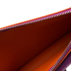 Versace Purple Leather Wristlet Clutch For Women -Versace Official Website luxury women versace new handbags p180579 004