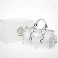 Versace Large Metallic Snap Out Of It For Women 33 Versace Large Metallic Snap Out Of It For Women -Versace Official Website luxury women versace new handbags p19974 017