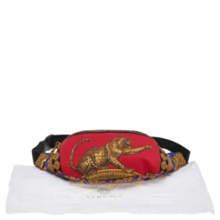 Versace Multicolor Printed Nylon Belt Bag For Women -Versace Official Website luxury women versace new handbags p567563 008