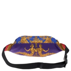 Versace Multicolor Printed Nylon Belt Bag For Women -Versace Official Website luxury women versace new handbags p567563 009