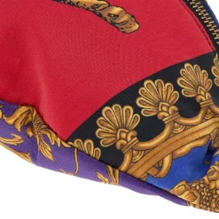 Versace Multicolor Printed Nylon Belt Bag For Women -Versace Official Website luxury women versace new handbags p567563 012