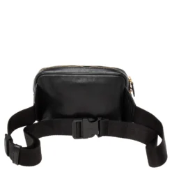 Versace Black Leather La Medusa Belt Bag For Women 14 Versace Black Leather La Medusa Belt Bag For Women -Versace Official Website luxury women versace new handbags p601140 005