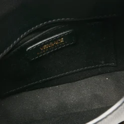 Versace Black Leather La Medusa Crossbody Bag For Women -Versace Official Website luxury women versace new handbags p648999 002