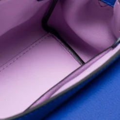 Versace Blue Leather La Medusa Top Handle Bag For Women 20 Versace Blue Leather La Medusa Top Handle Bag For Women -Versace Official Website luxury women versace new handbags p679950 004