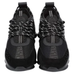 Versace Black Chain Reaction Women's Sneakers Size EU 39 For Women -Versace Official Website luxury women versace new shoes p382666 003