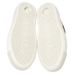 Versace Yellow/Black Canvas Greca Barocco Low Top Sneakers Size 40 For Men -Versace Official Website luxury women versace new shoes p531225 007