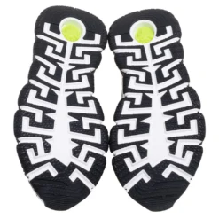 Versace Multicolor Leather And Fabric Trigreca Low Top Sneakers Size 38 For Women -Versace Official Website luxury women versace new shoes p533414 007