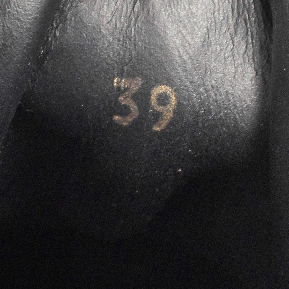 Versace Black Leather Medusa Strap Sneakers Size 39 For Women 8 Versace Black Leather Medusa Strap Sneakers Size 39 For Women - Image 8