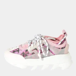 Versace Pink/White Wmns Chain Reaction Sneaker EU 37 For Women