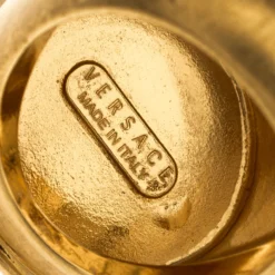 Versace Icon Medusa Gold Tone Ring Size 52 For Women -Versace Official Website luxury women versace used accessories p117517 006