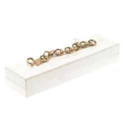 Versace Medusa Transparent Crystal Gold Tone Link Bracelet For Women -Versace Official Website luxury women versace used accessories p118955 0005