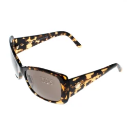 Versace Havana Brown Tortoise Shell/ Black MOD 4247 Oversized Square Sunglasses For Women -Versace Official Website luxury women versace used accessories p161724 001