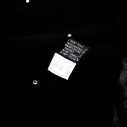 Versace Black Crystal Embellished Silk Georgette Tasseled Edge Scarf For Women -Versace Official Website luxury women versace used accessories p162008 005