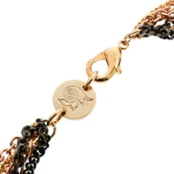 Versace Three Tone Metal Multi Chain Belt / Necklace For Women 10 Versace Three Tone Metal Multi Chain Belt / Necklace For Women -Versace Official Website luxury women versace used accessories p182798 002